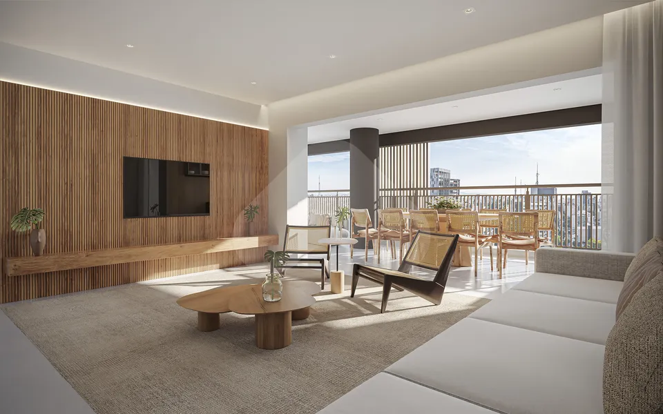 Essência Brasileira - Apartamento com 130,42 m², em Pinheiros — foto 2