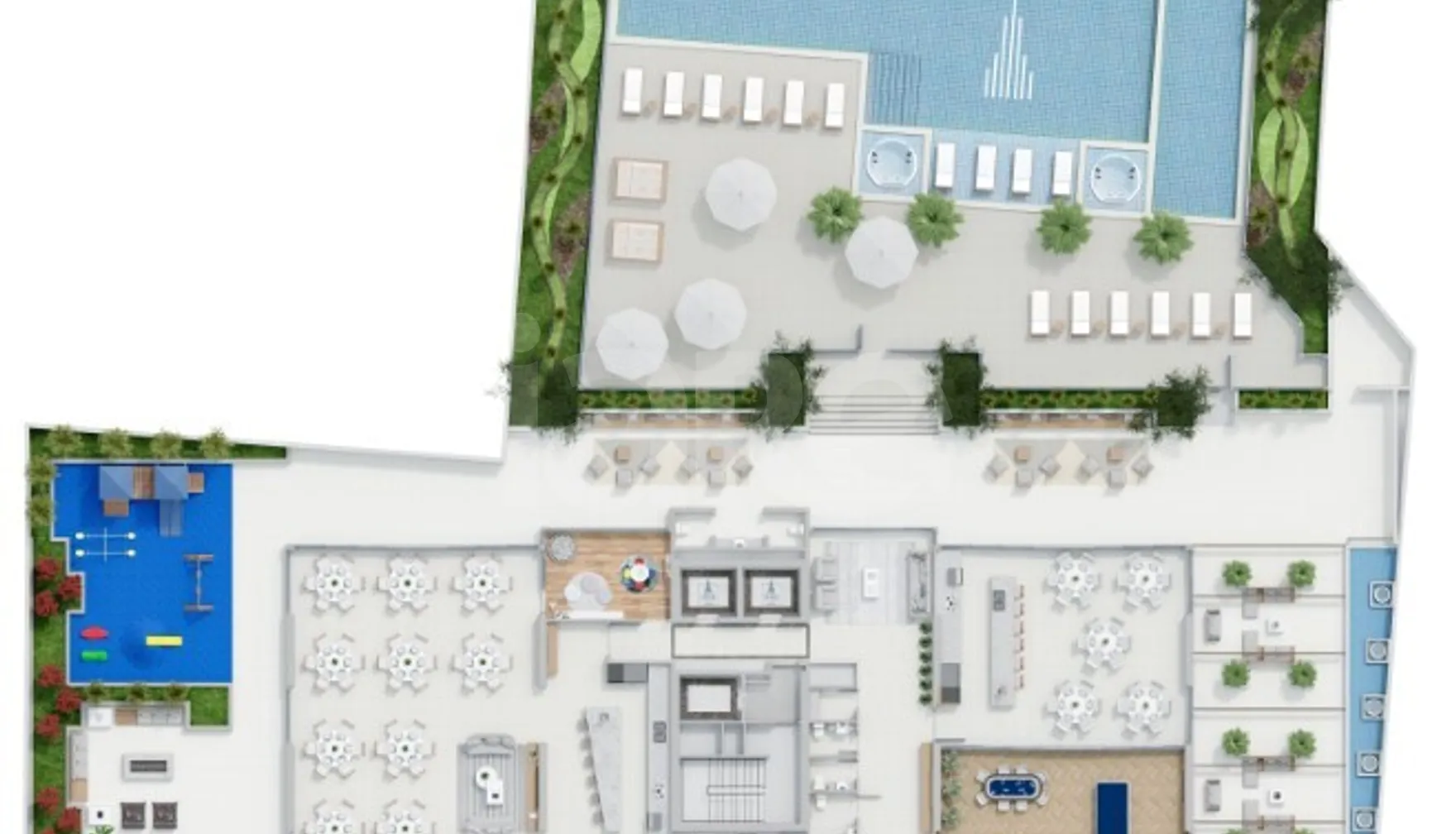 Planta — Pavimento lazer 1