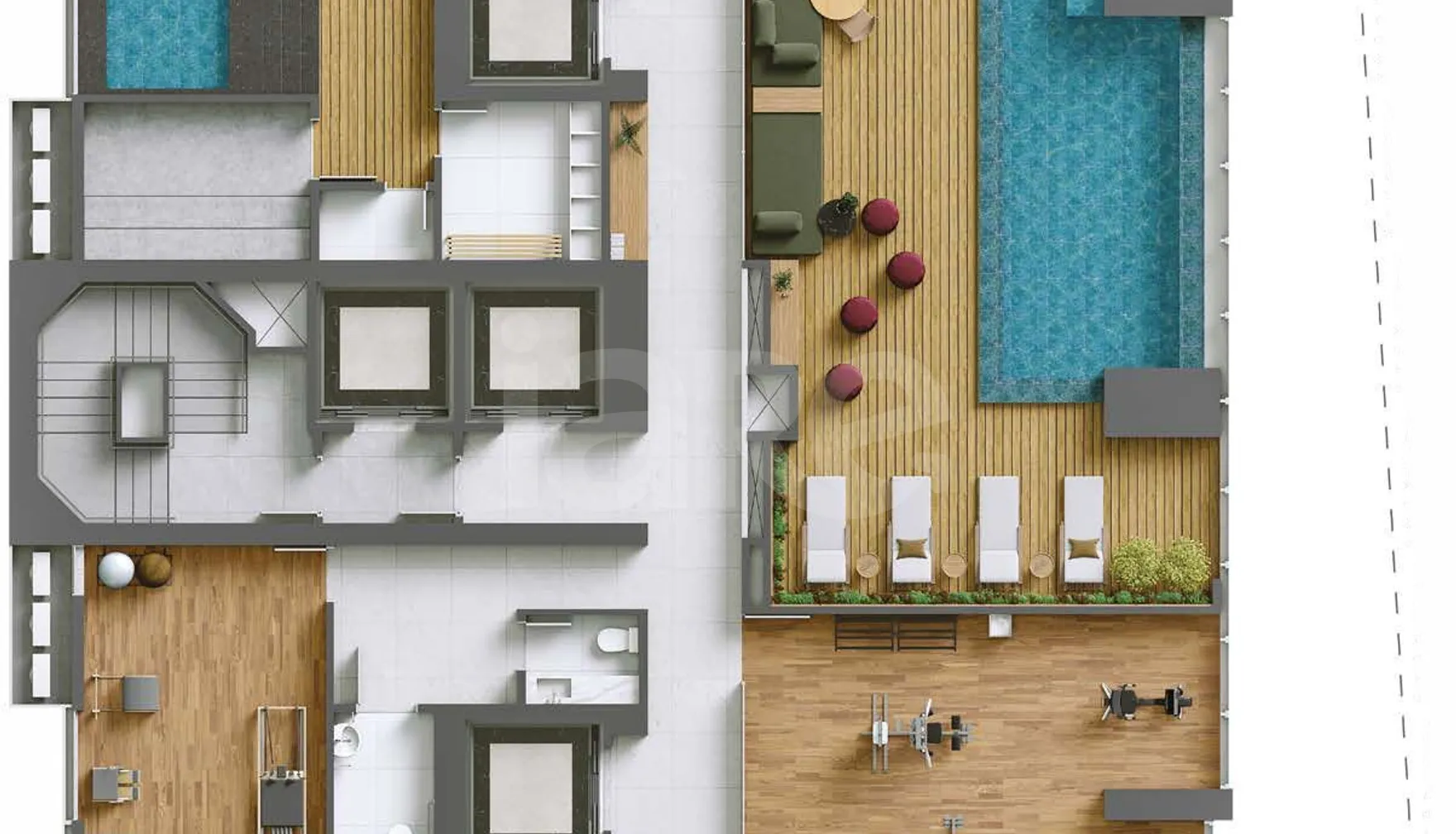 Planta — Pavimento lazer 2