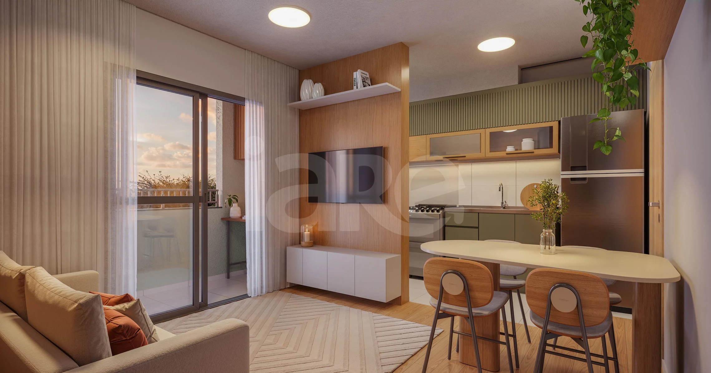 Poente Flor de Maio - Apartamento com 43,05 m², em Pirituba — foto 2