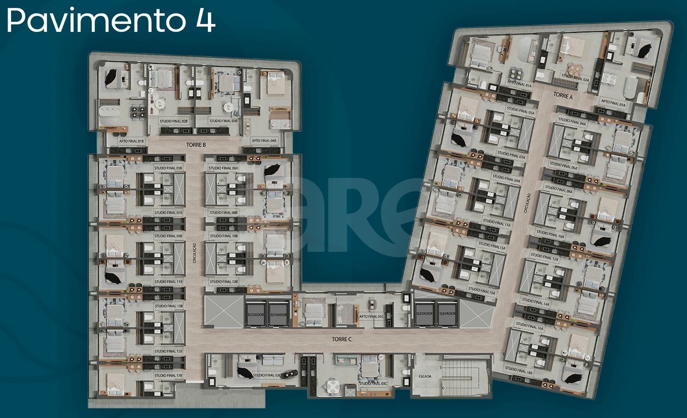 Planta — Pavimento 4