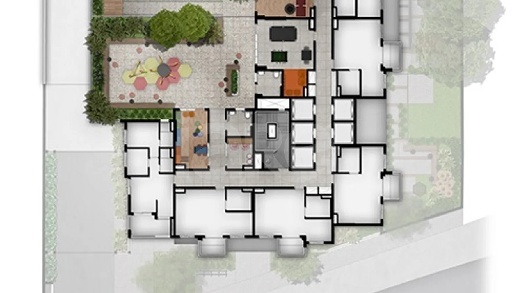 Planta — Pavimento lazer