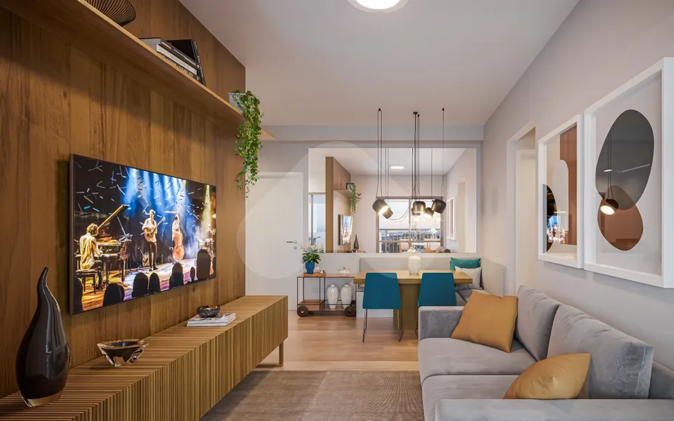 Oásis Condomínio Clube - Apartamento com 48 m², em Vila Guilhermina — foto 2