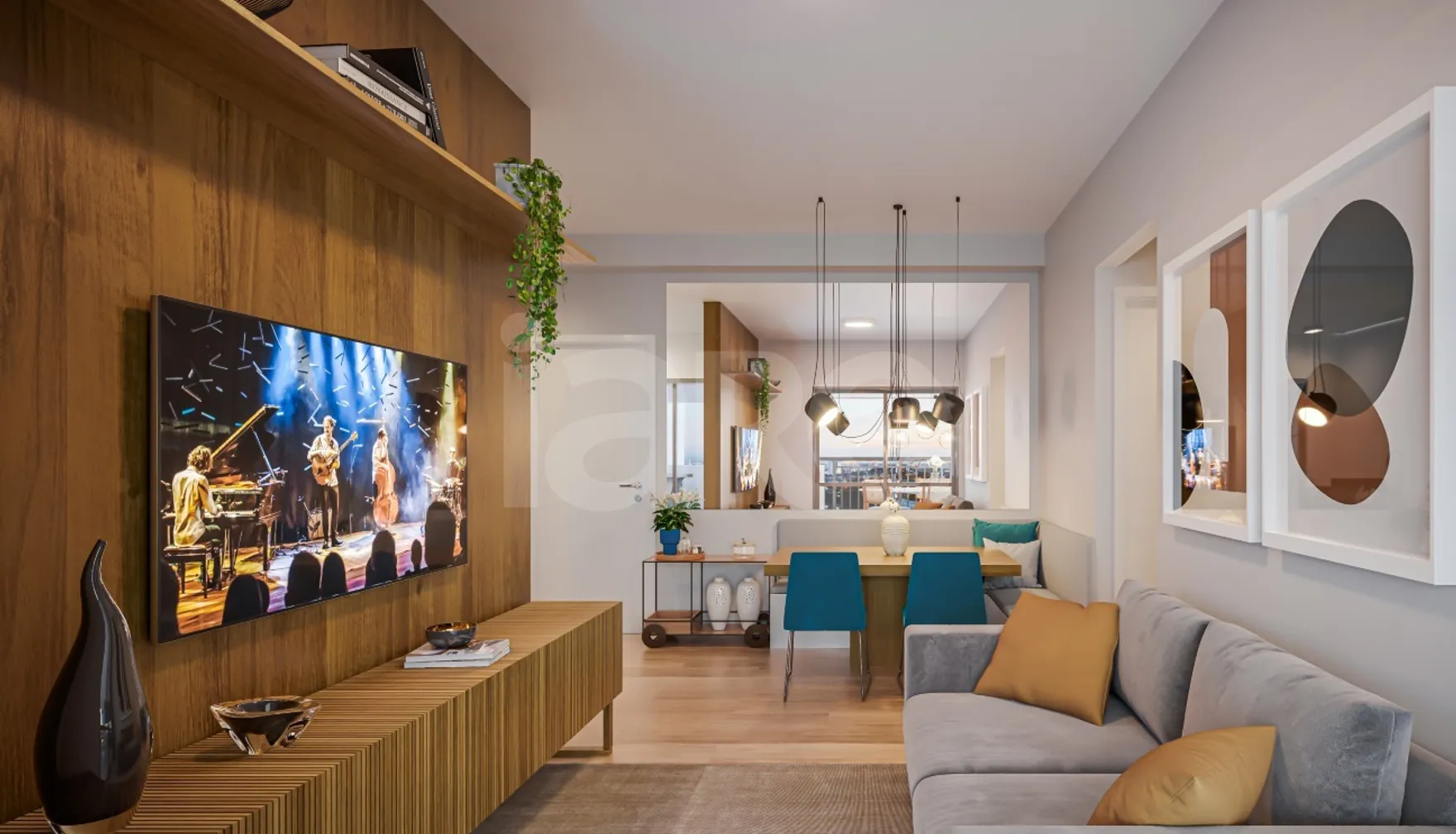 Oásis Condomínio Clube - Apartamento com 94 m², em Vila Guilhermina — foto 2