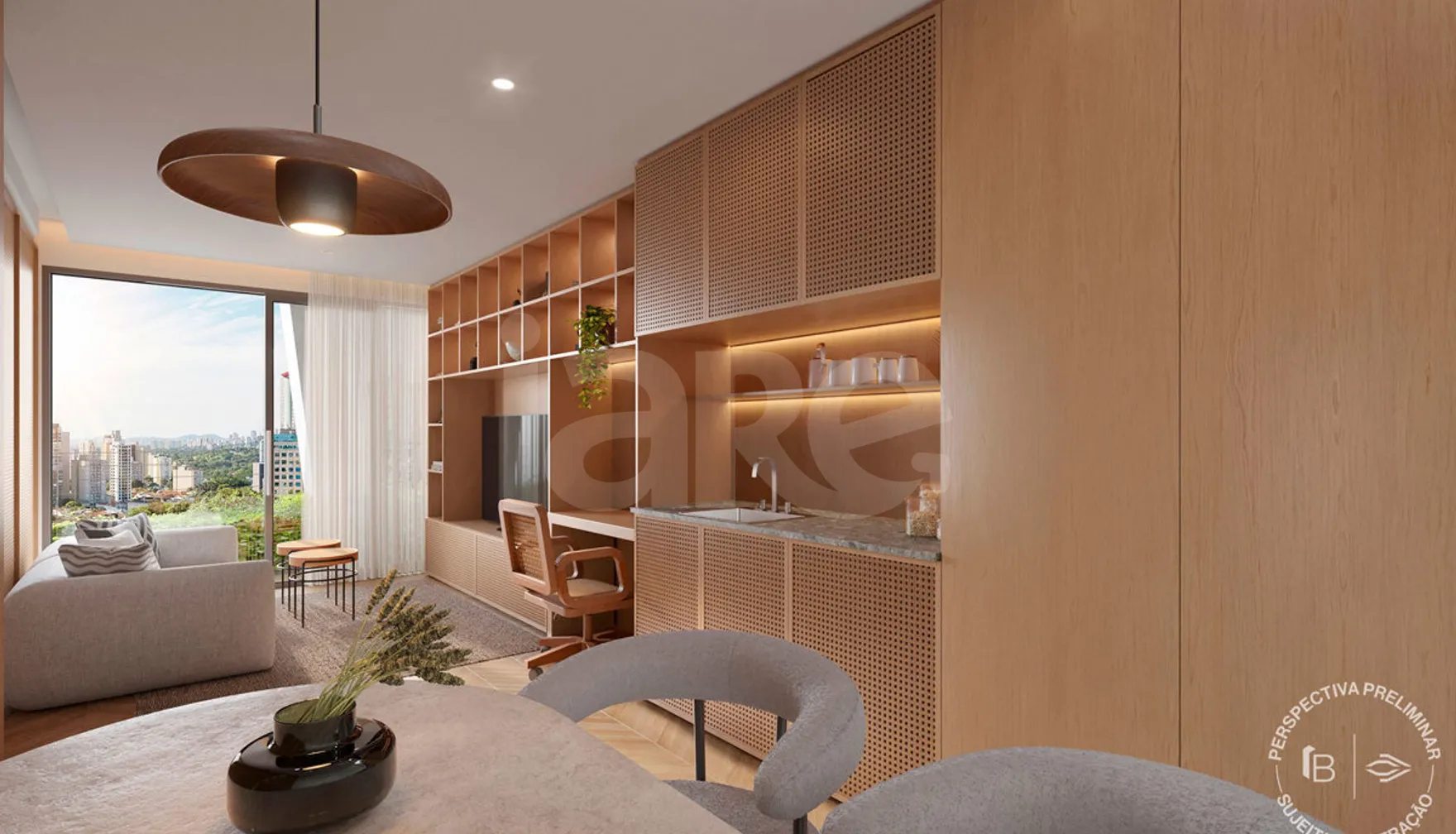 J329 Itaim - Apartamento com 52,35 m², em Itaim Bibi — foto 4