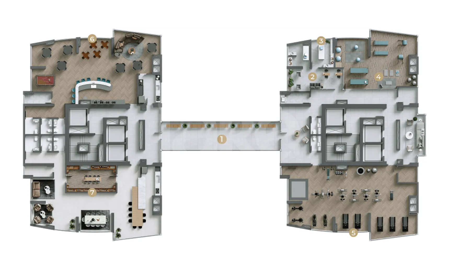 Planta — Pavimento lazer 3
