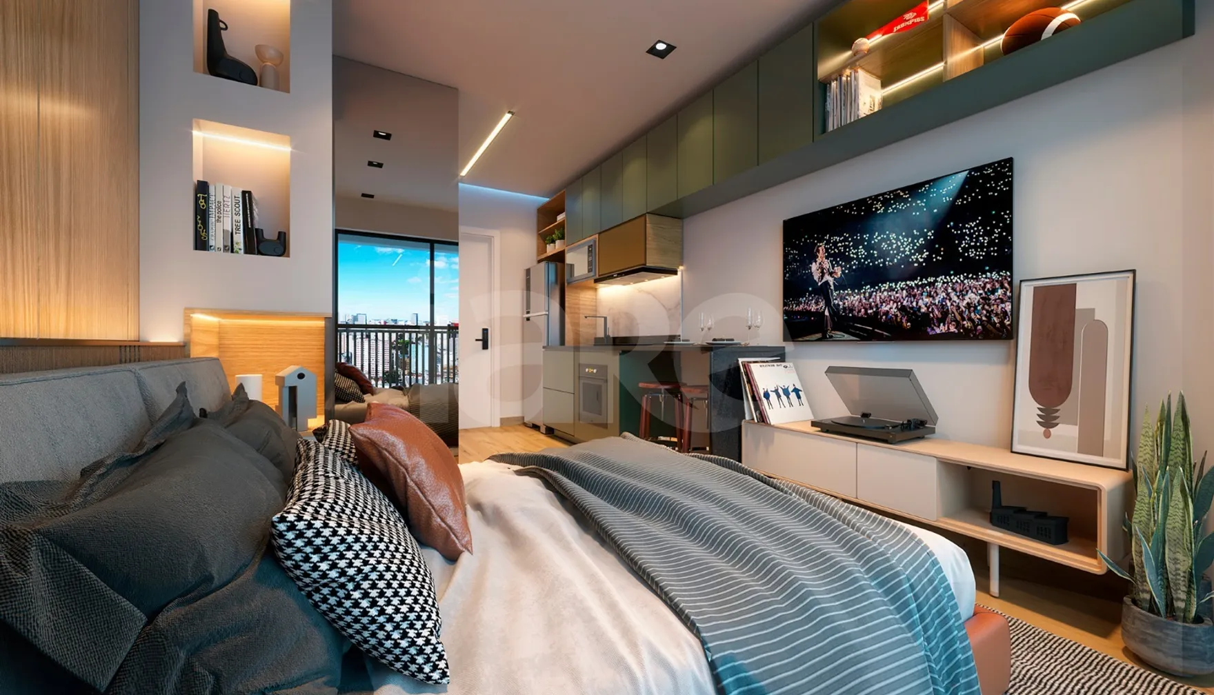 Morá Refúgio Urbano - Apartamento com 51,4 m², em Centro — foto 2