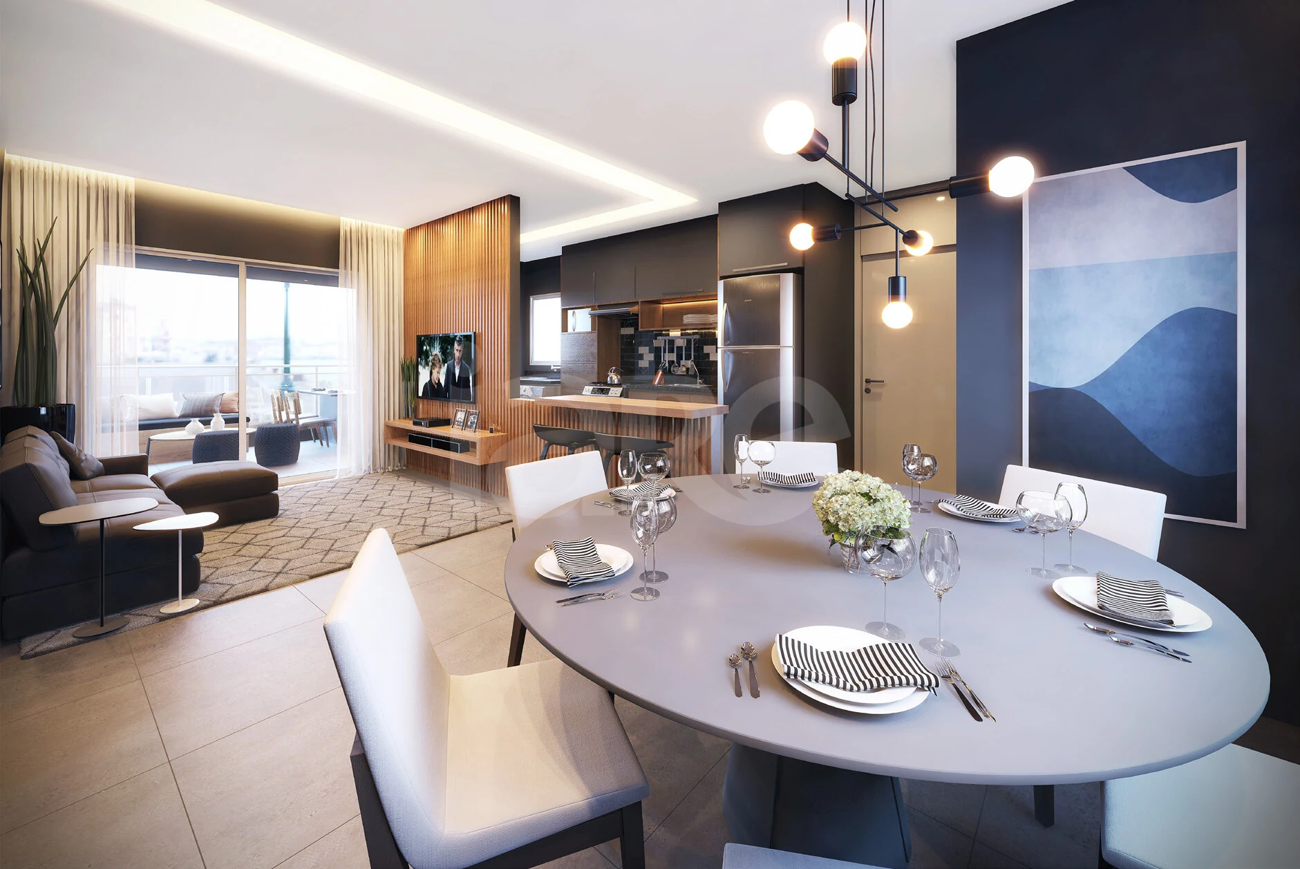Giardino Golf Residenziale - Apartamento com 88,01 m², em Umuarama — foto 2