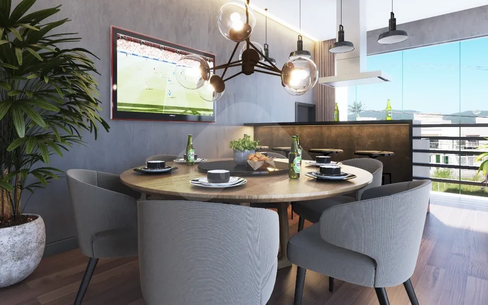 Leblon Residence - Apartamento com 79,96 m², em Perequê — foto 4