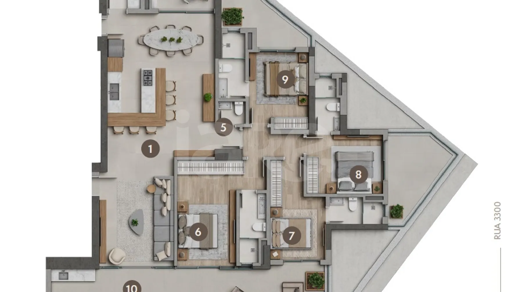 Planta — Garden 266,59 m²