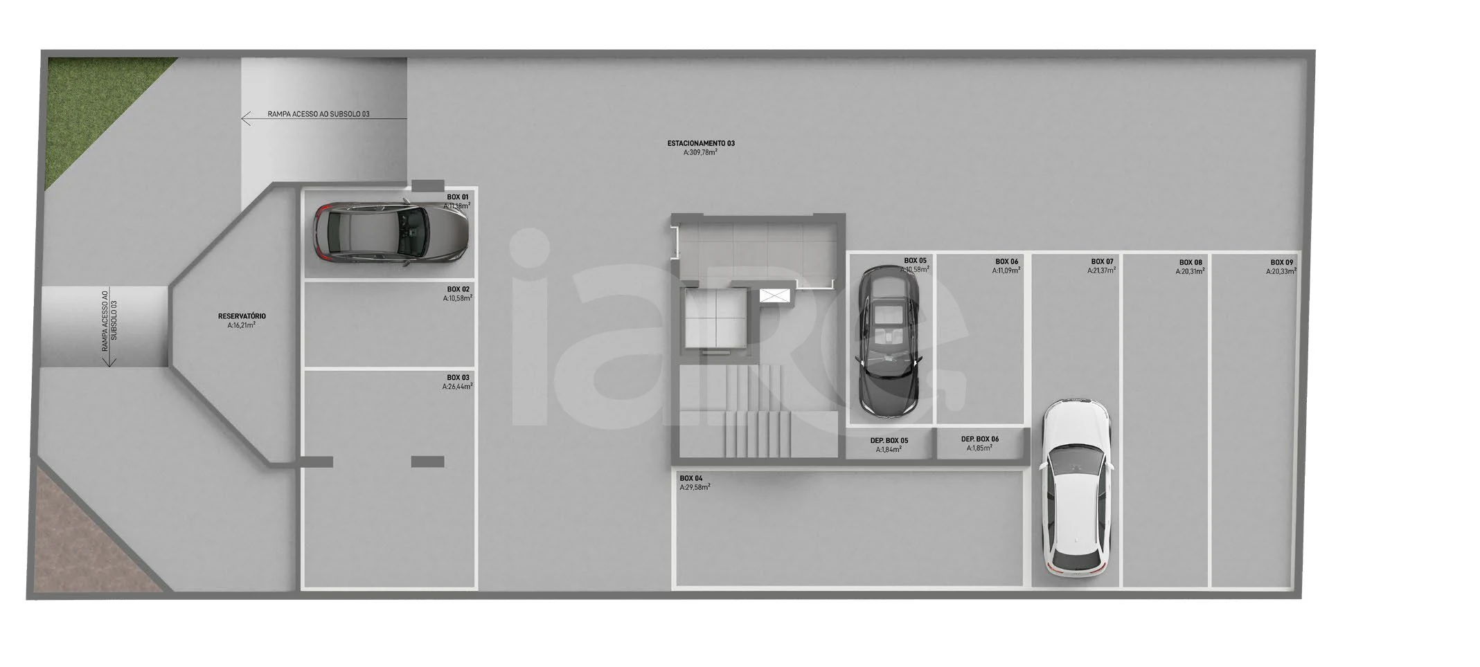 Planta — Pavimento subsolo 3