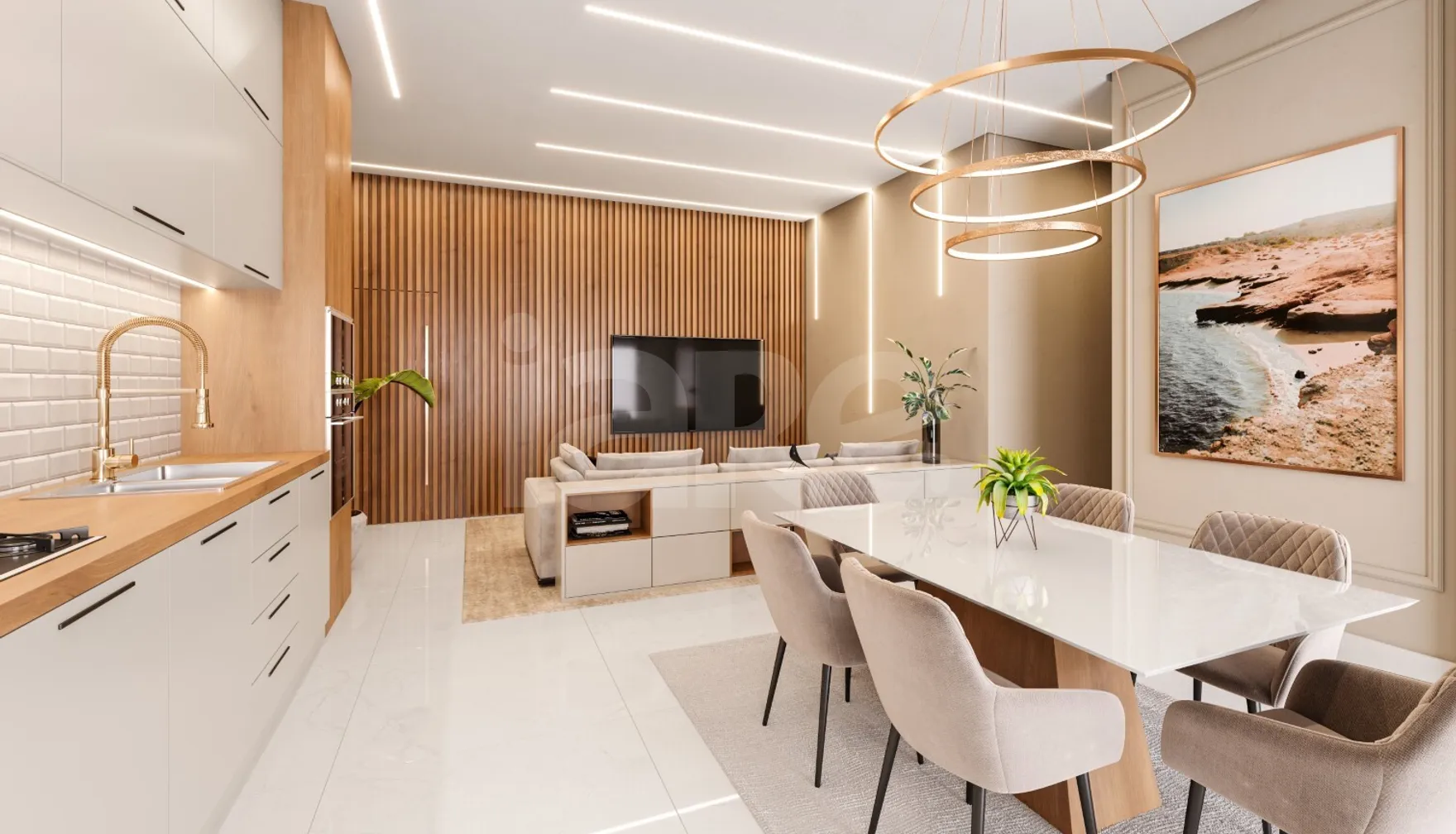 Beach Tower - Apartamento com 75 m², em Perequê — foto 2
