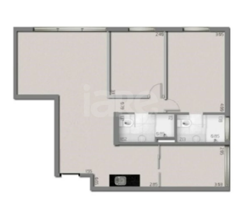 Planta — Apartamento 70 m²