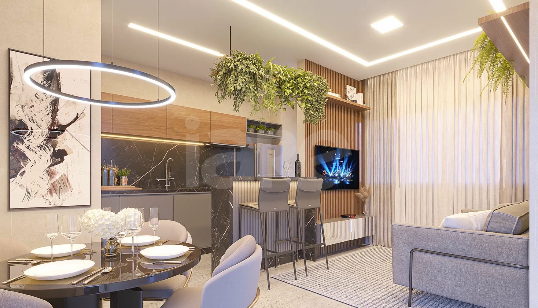 Palazzo Di Venezza - Apartamento com 69,65 m², em Tristeza — foto 2