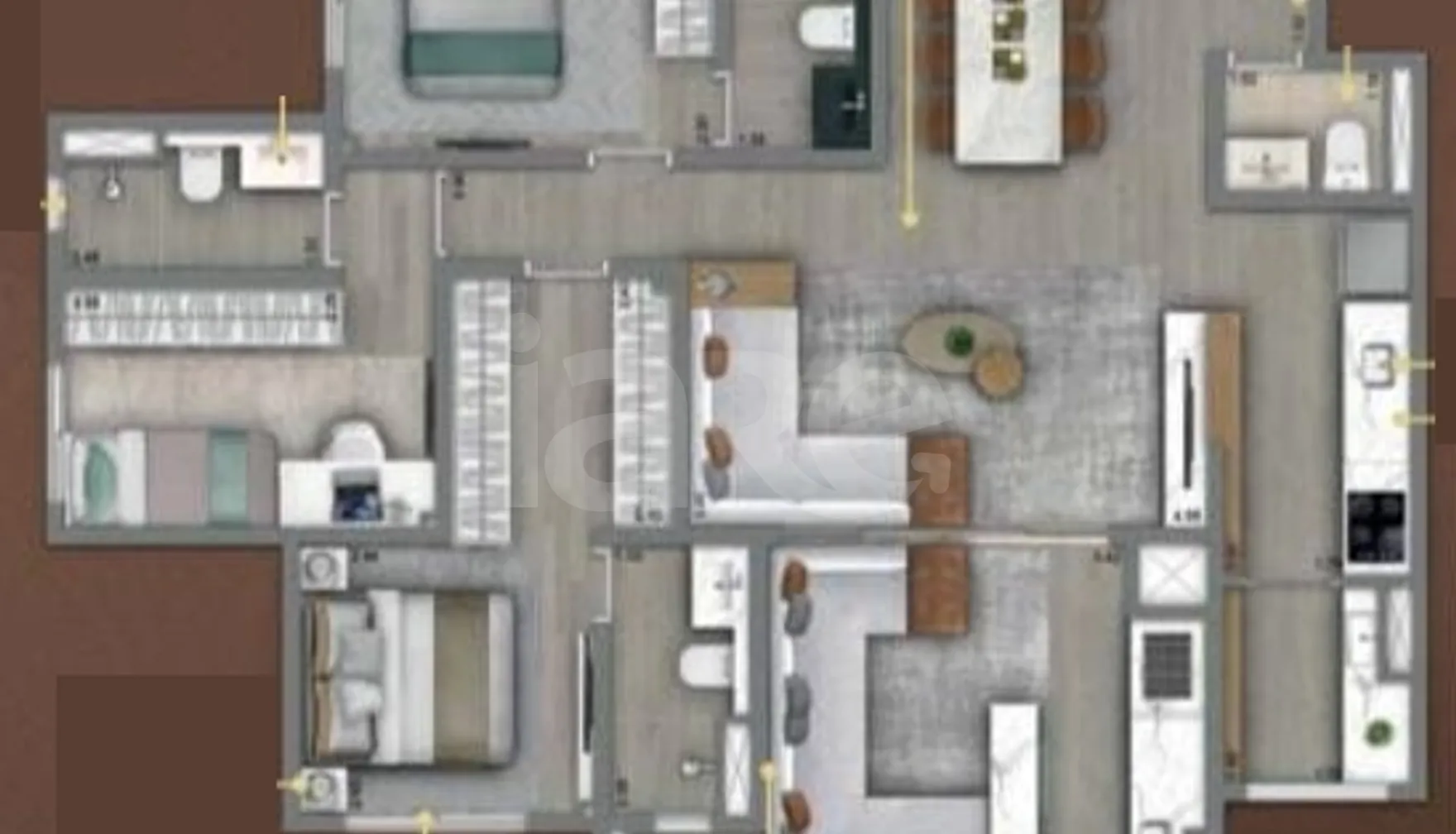 Planta — Garden 103,76 m²
