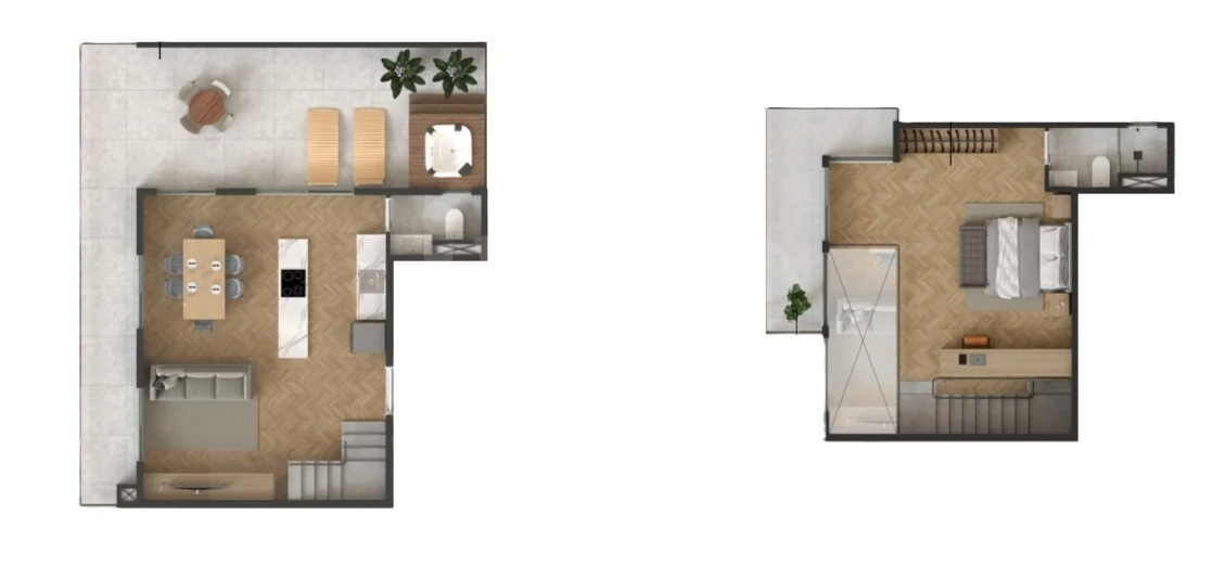 Planta — Garden 80,66 m²