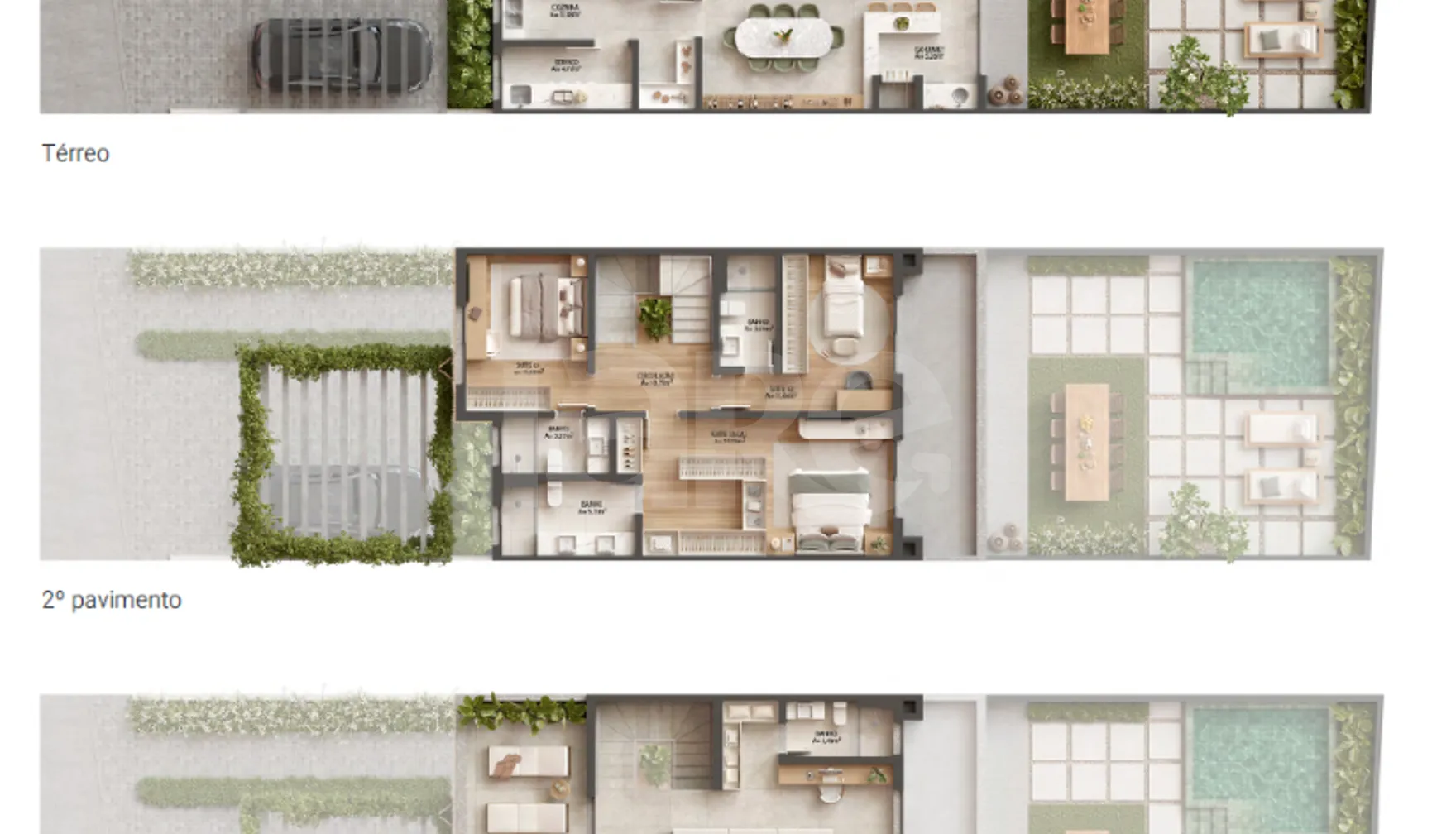 Planta — Casa em Condomínio 344,68 m²