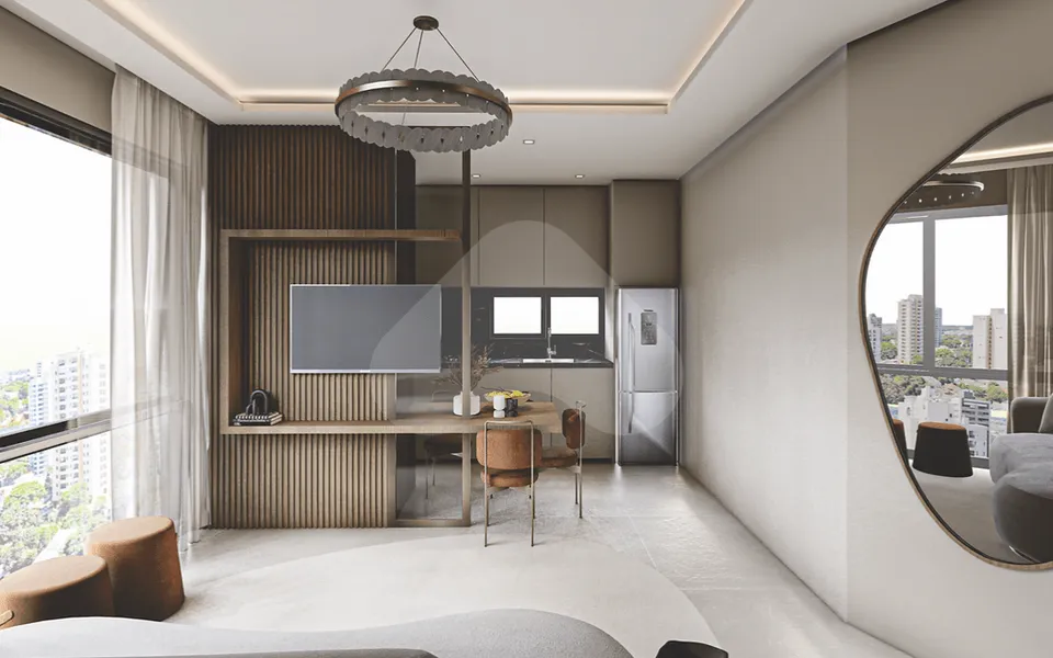 Titanium - Apartamento com 39,98 m², em Zona Nova — foto 8