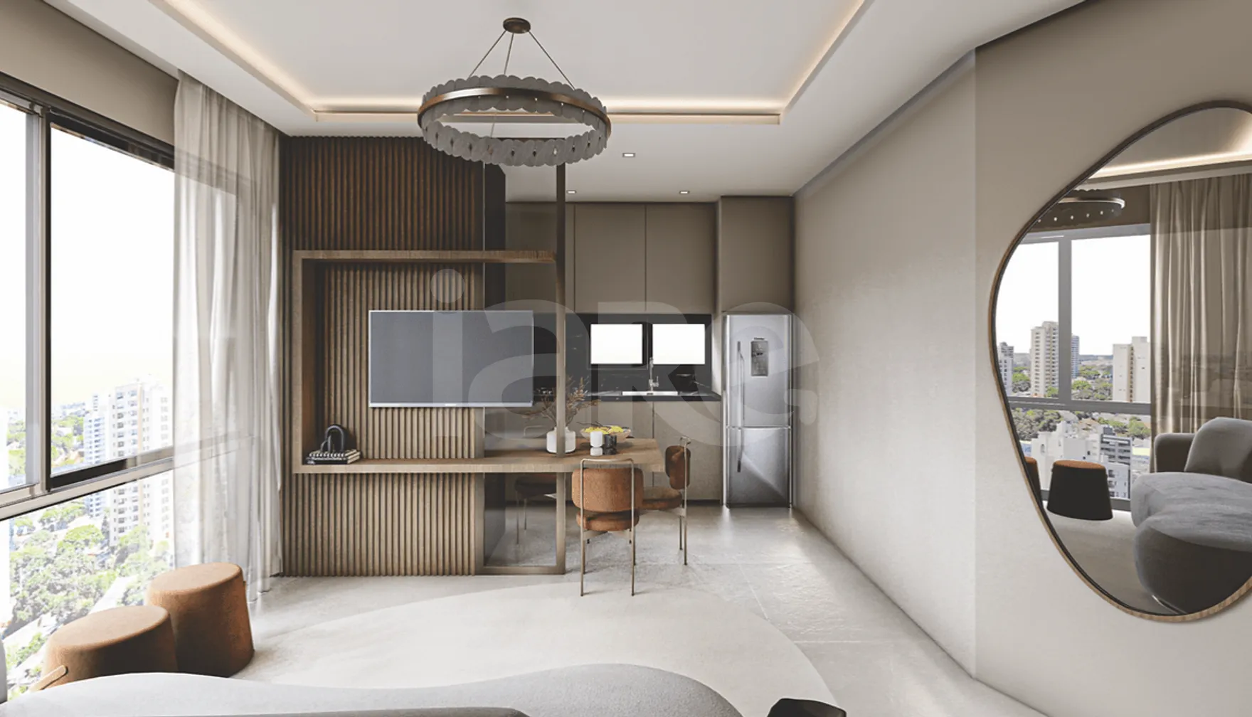 Titanium - Apartamento com 39,98 m², em Zona Nova — foto 3