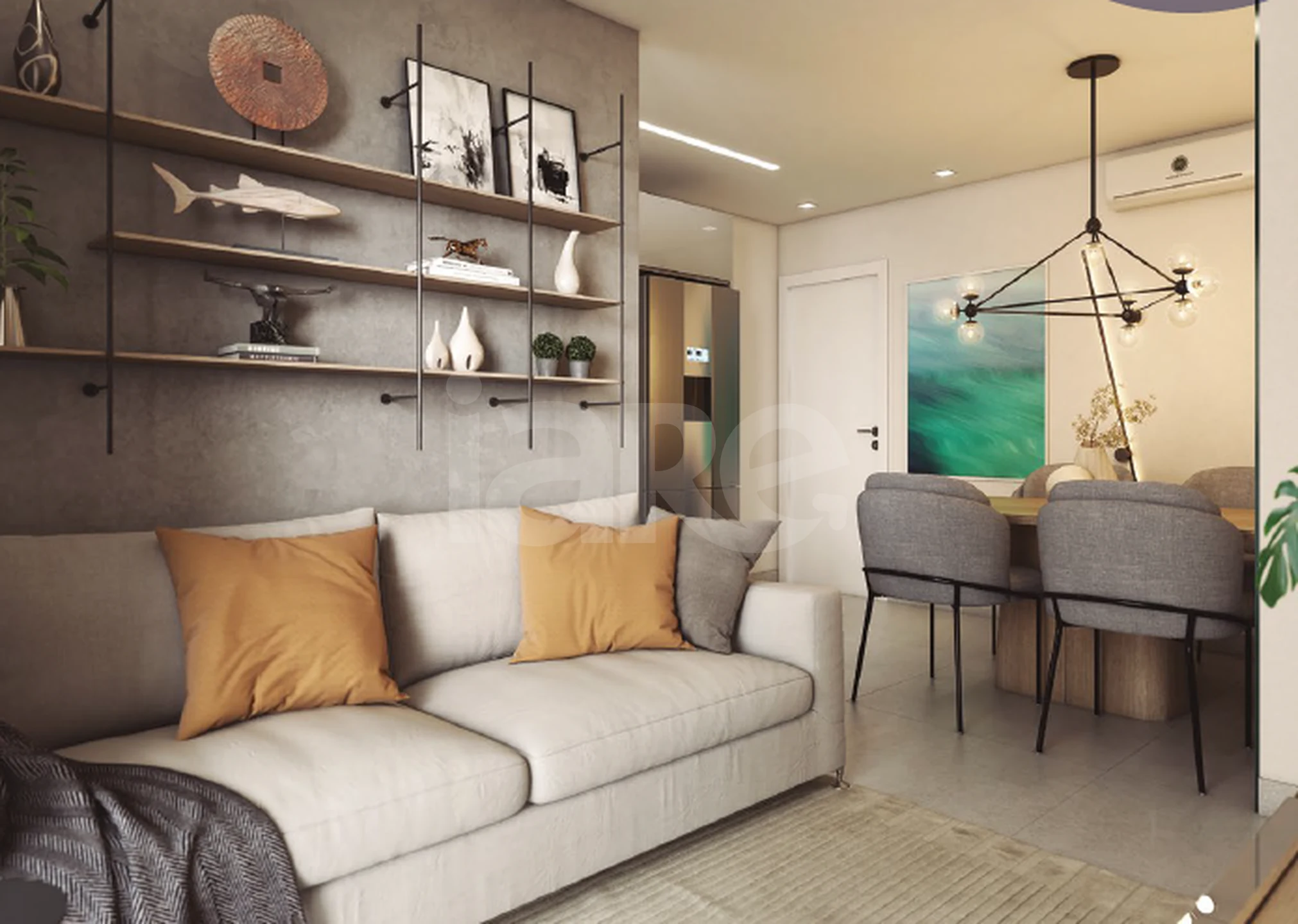 Porto Horizonte - Apartamento com 42,56 m², em Conjunto Habitacional Jamile Dequech — foto 2