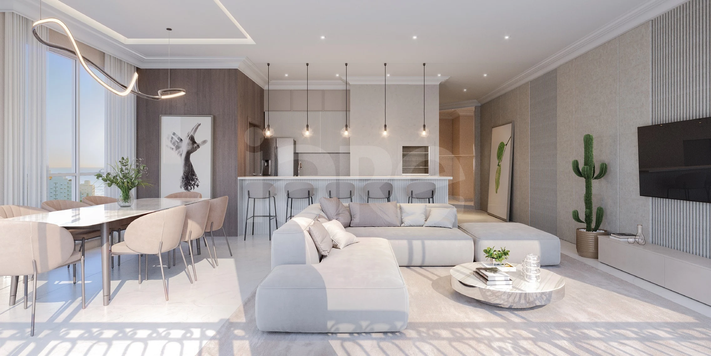 Four Seasons Residence - Apartamento com 113,91 m², em Centro — foto 2
