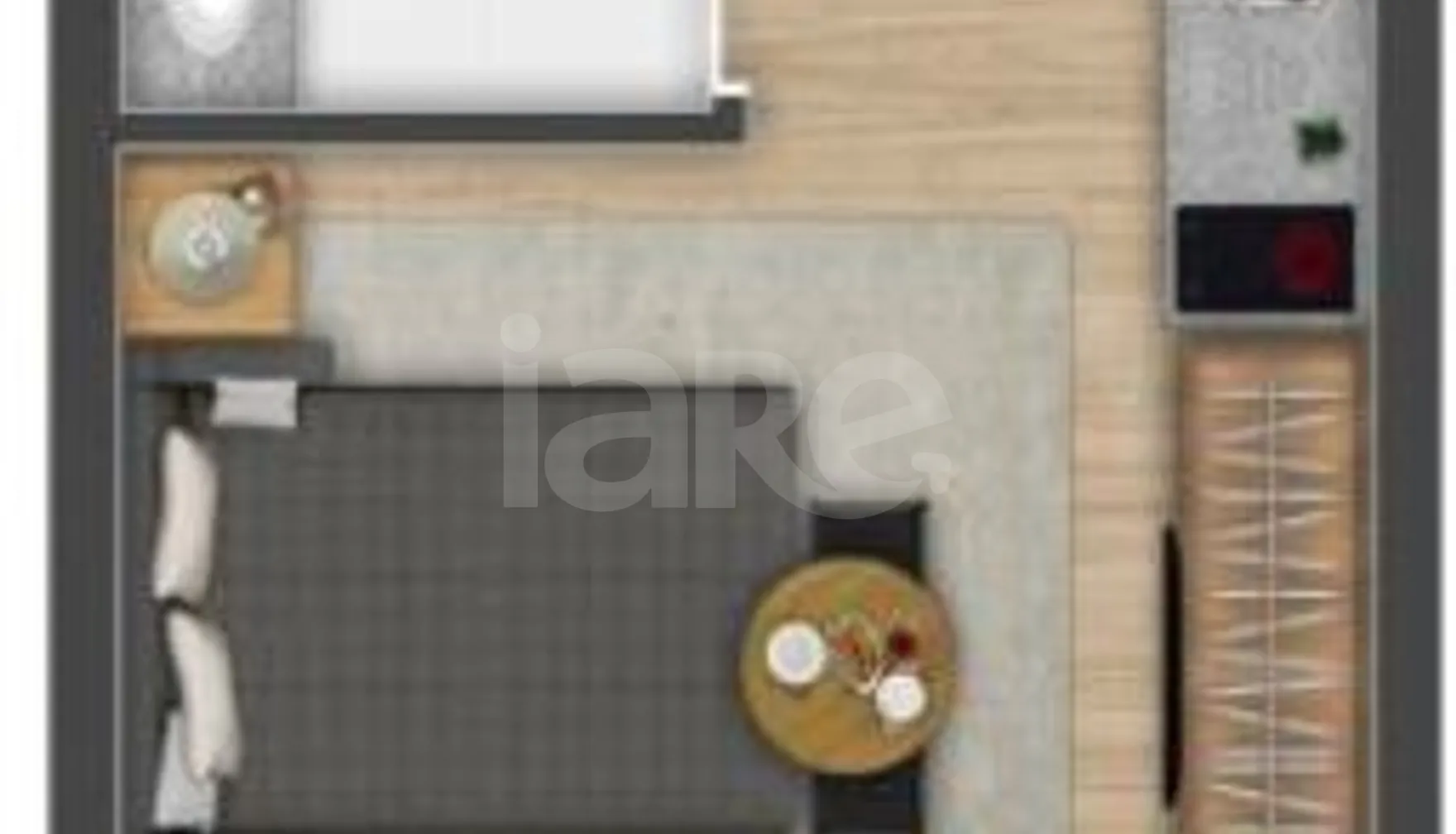 Planta — Studio 24 m²