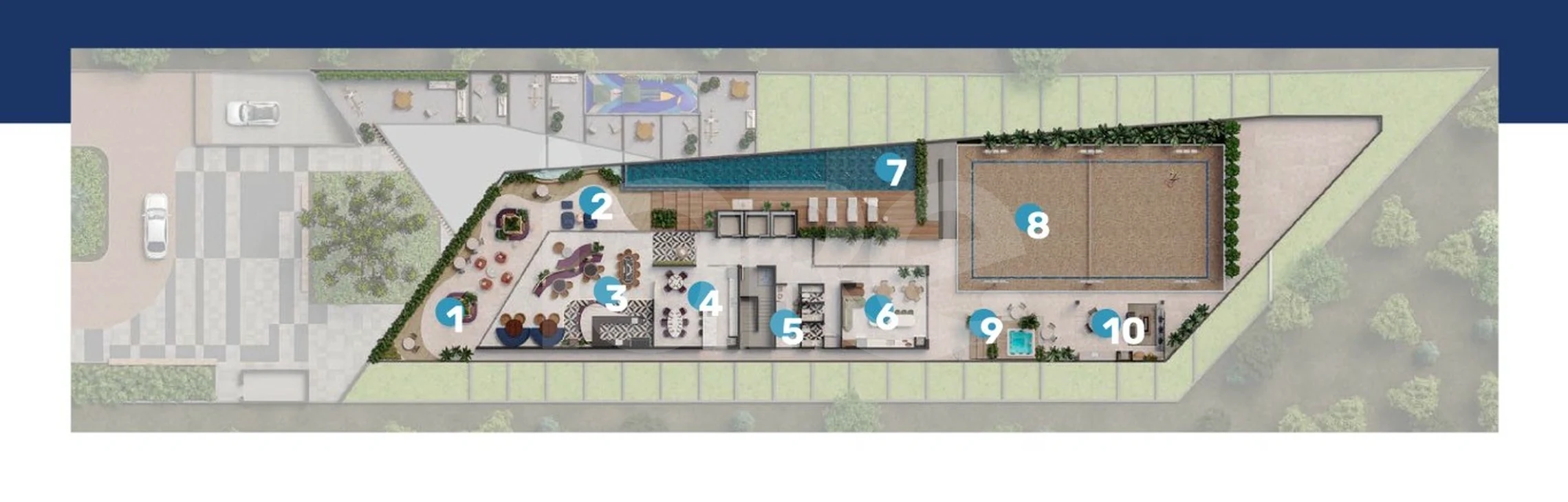 Planta — Pavimento rooftop