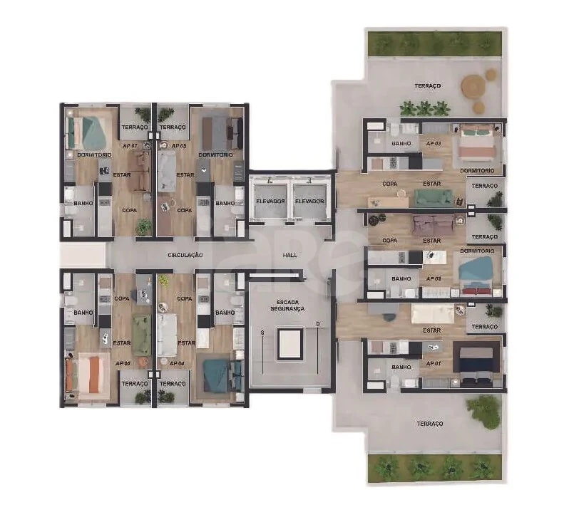 Planta — Pavimento 2