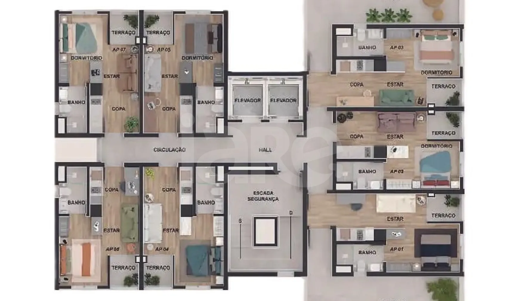Planta — Pavimento 2