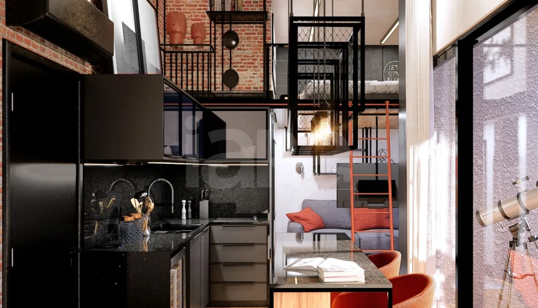 Manhattan Square - Studio com 31,64 m², em Alto da XV — foto 2