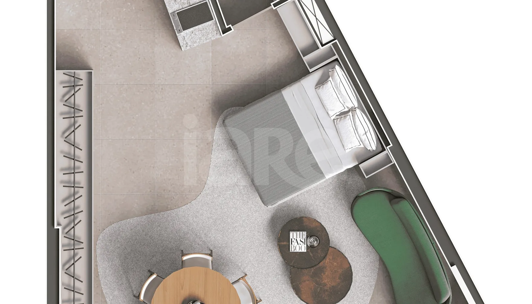 Planta — Studio 40 m²