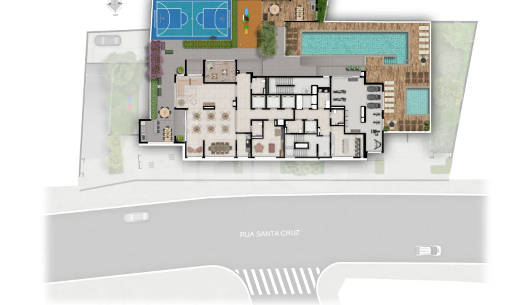 Planta — Pavimento lazer