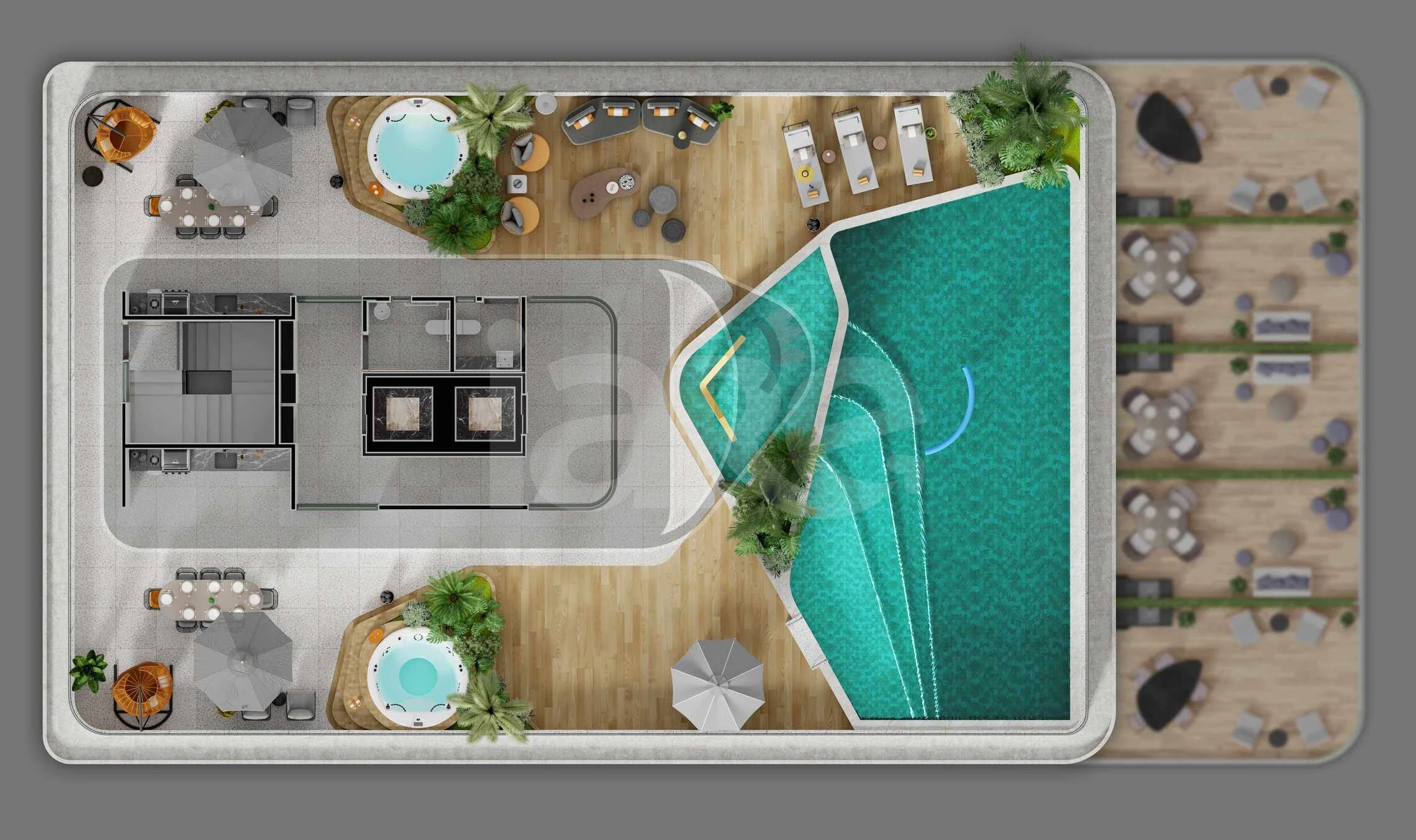 Planta — Pavimento rooftop