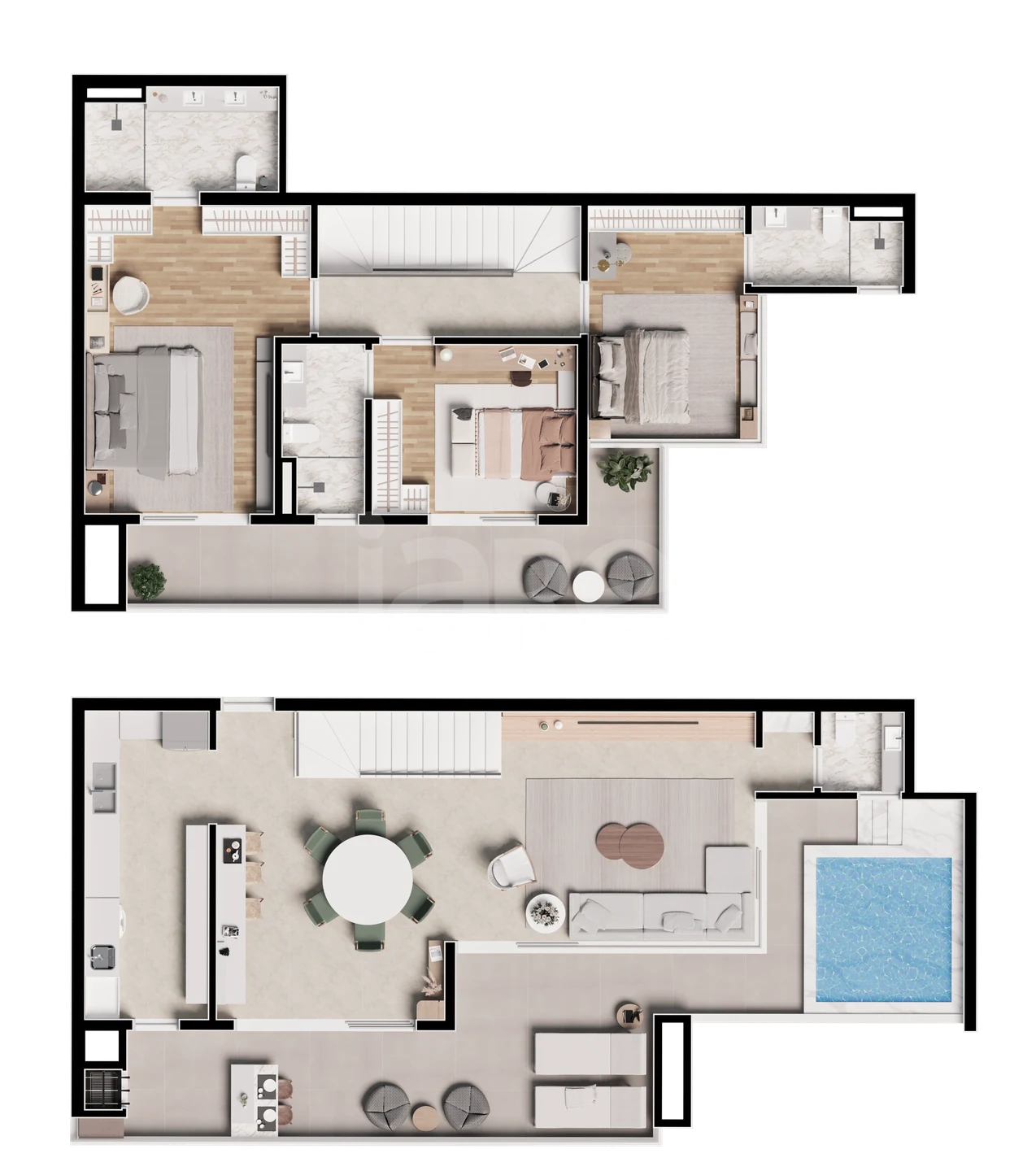 Planta — Garden 170,94 m²