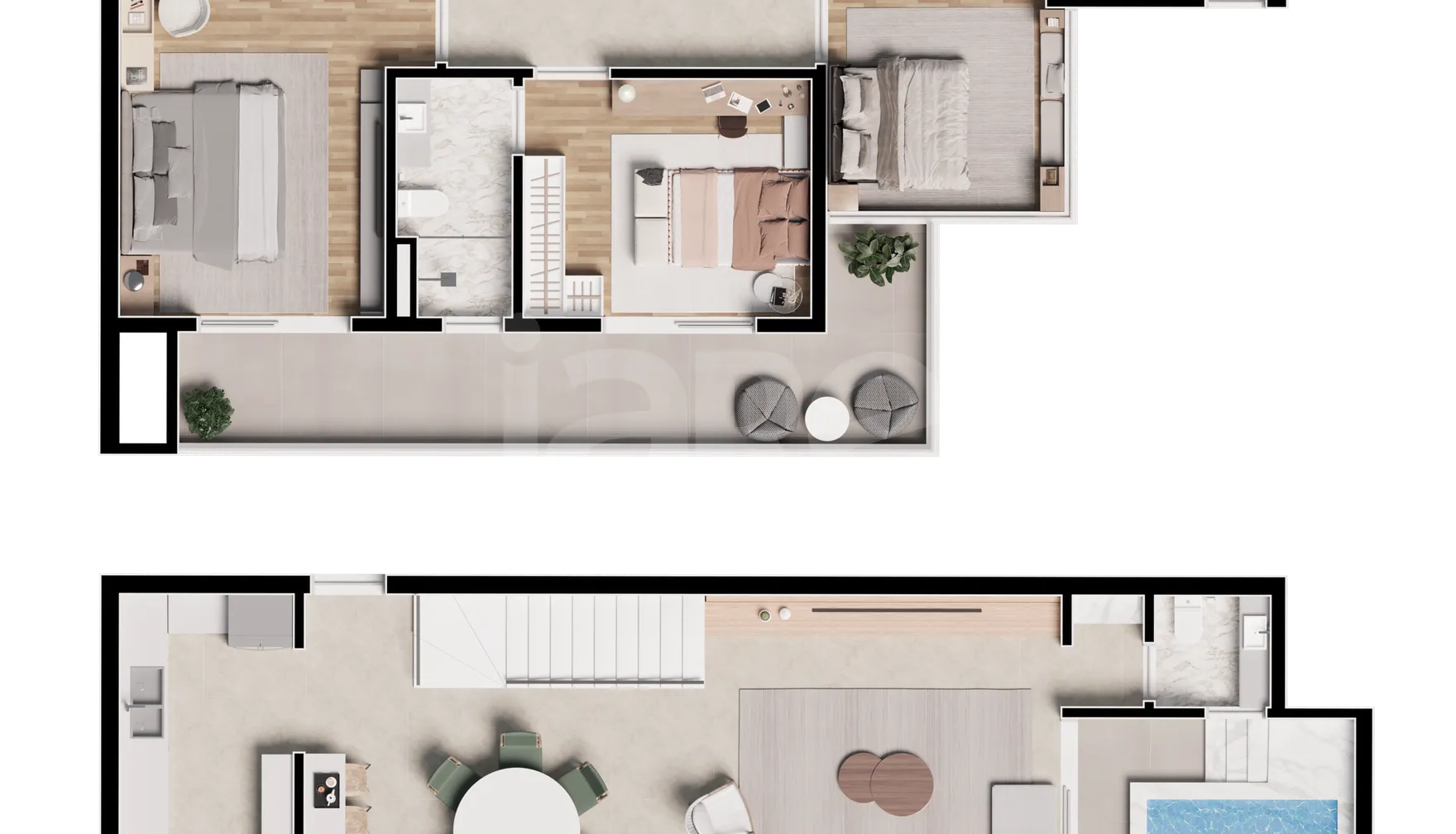 Planta — Garden 170,94 m²