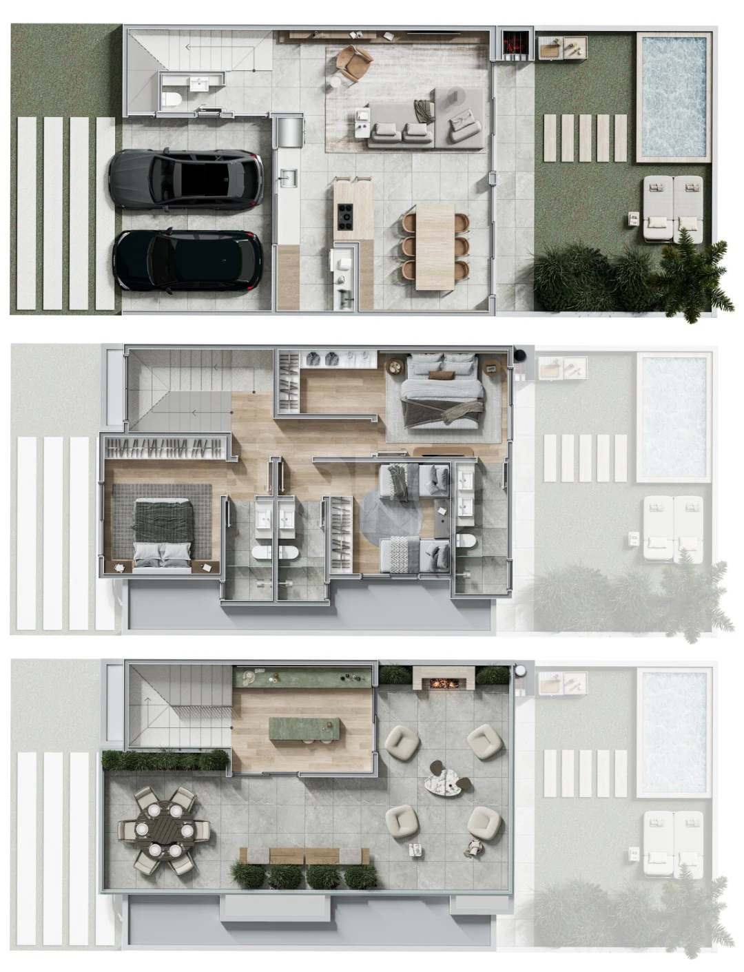 Planta — Casa em Condomínio 211,35 m²