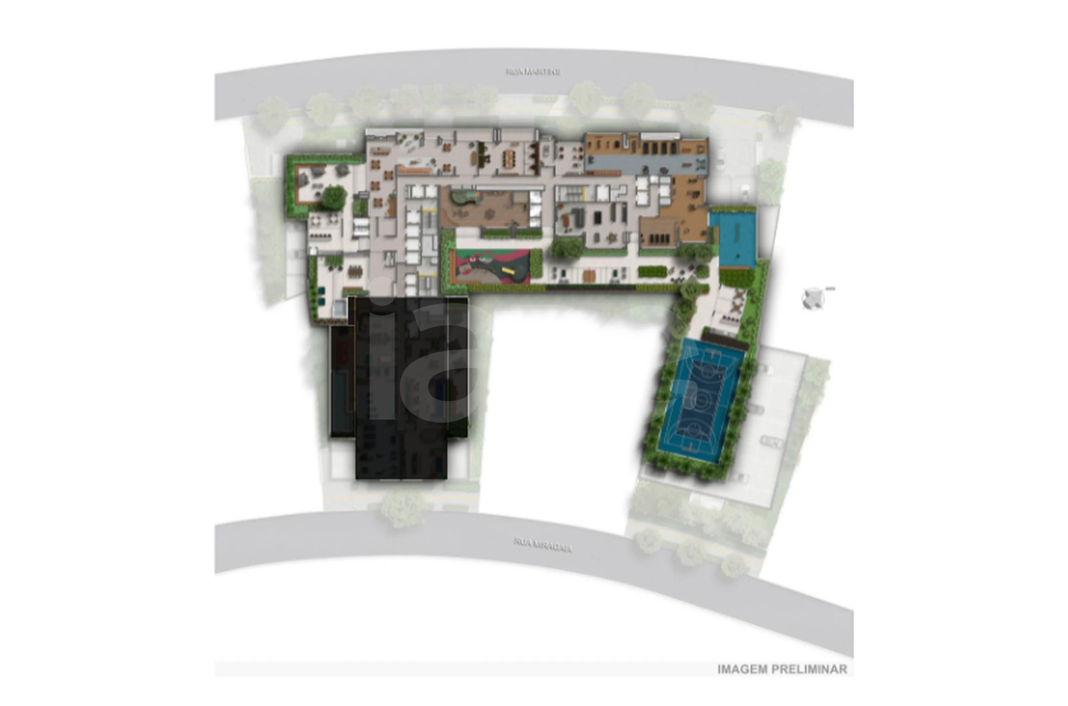Planta — Pavimento lazer