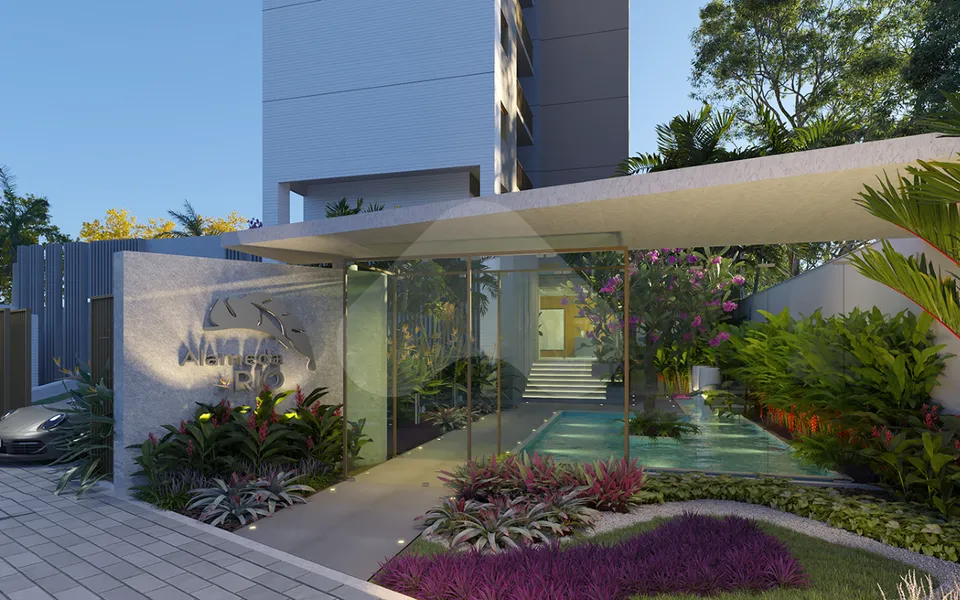 Alameda Rio - Apartamento com 93 m², em Madalena — foto 2