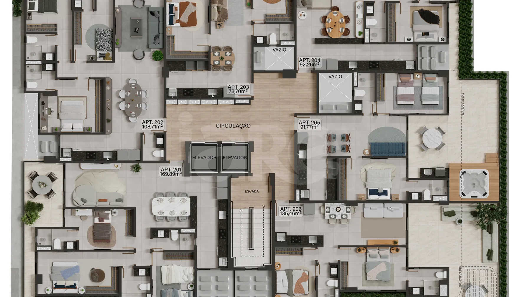 Planta — Pavimento 01