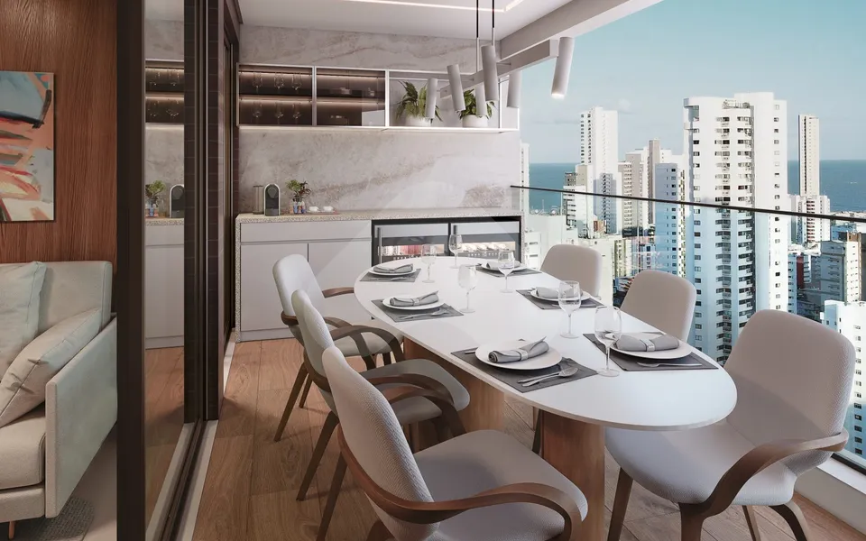 Alameda Jardins - Apartamento com 131,82 m², em Boa Viagem — foto 2
