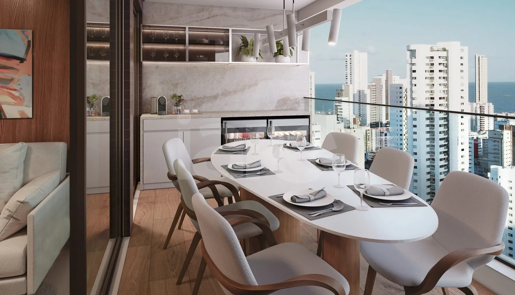 Alameda Jardins - Apartamento com 131,82 m², em Boa Viagem — foto 7