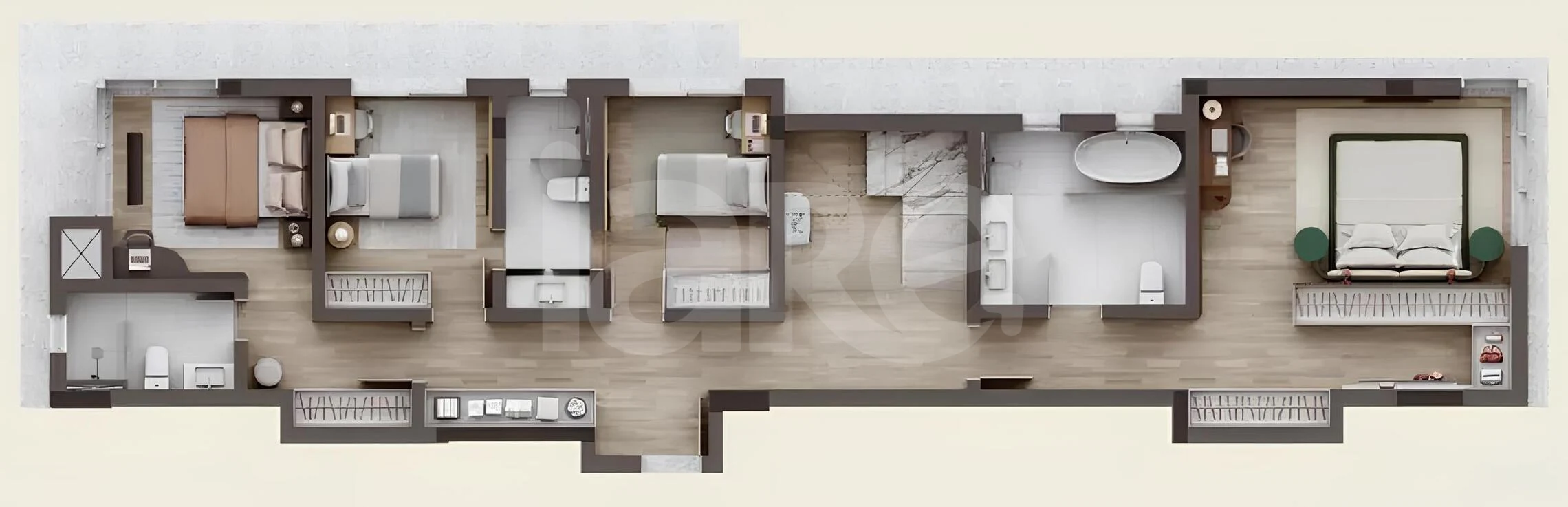 Planta — Cobertura Duplex 236,37 m²