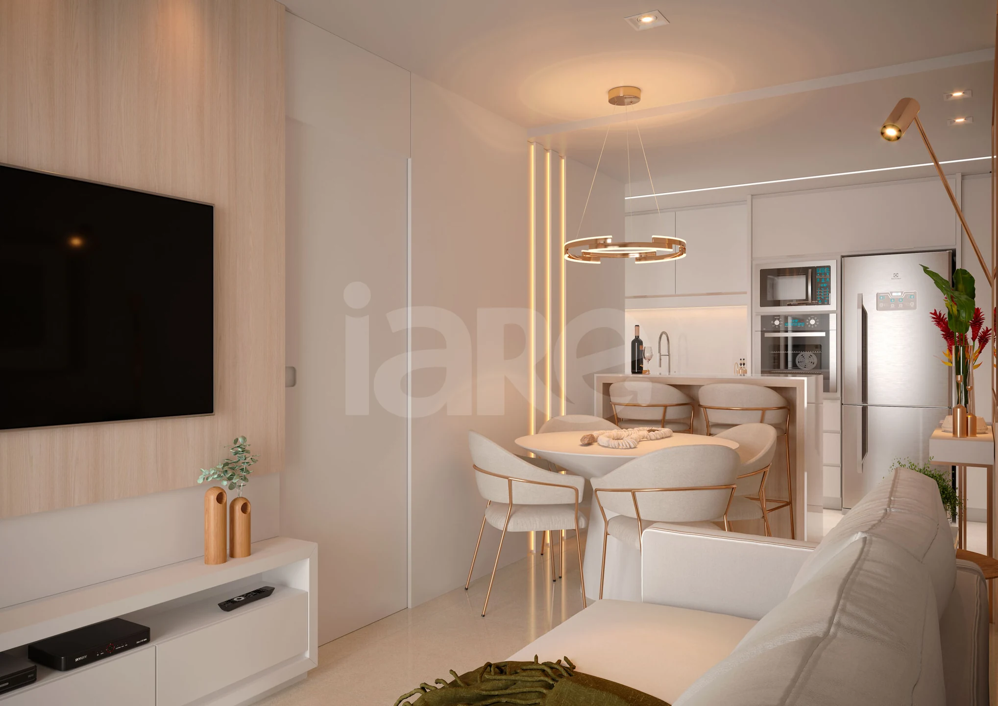 Yes Ecoville - Apartamento com 55,91 m², em Mossunguê — foto 2