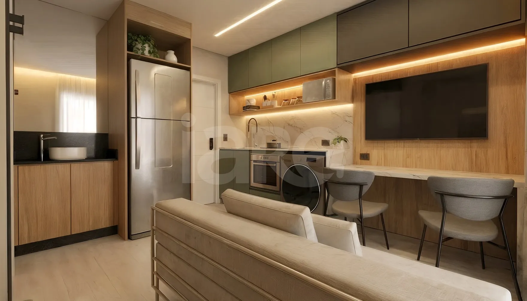 Smart Living Portão - Studio com 18,45 m², em Portão — foto 18