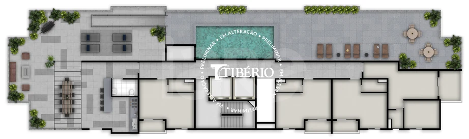 Planta — Pavimento lazer