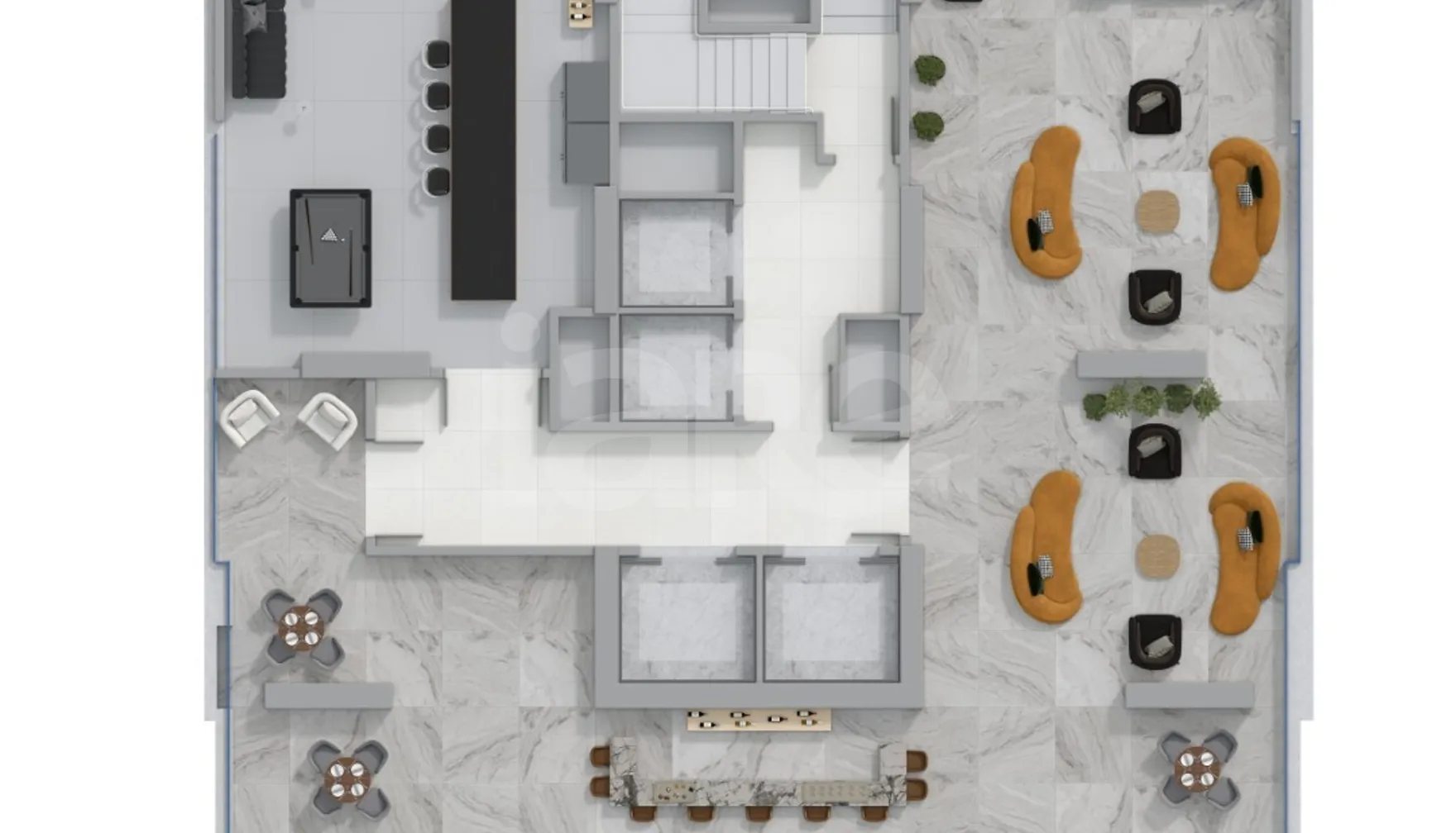 Planta — Pavimento rooftop 1