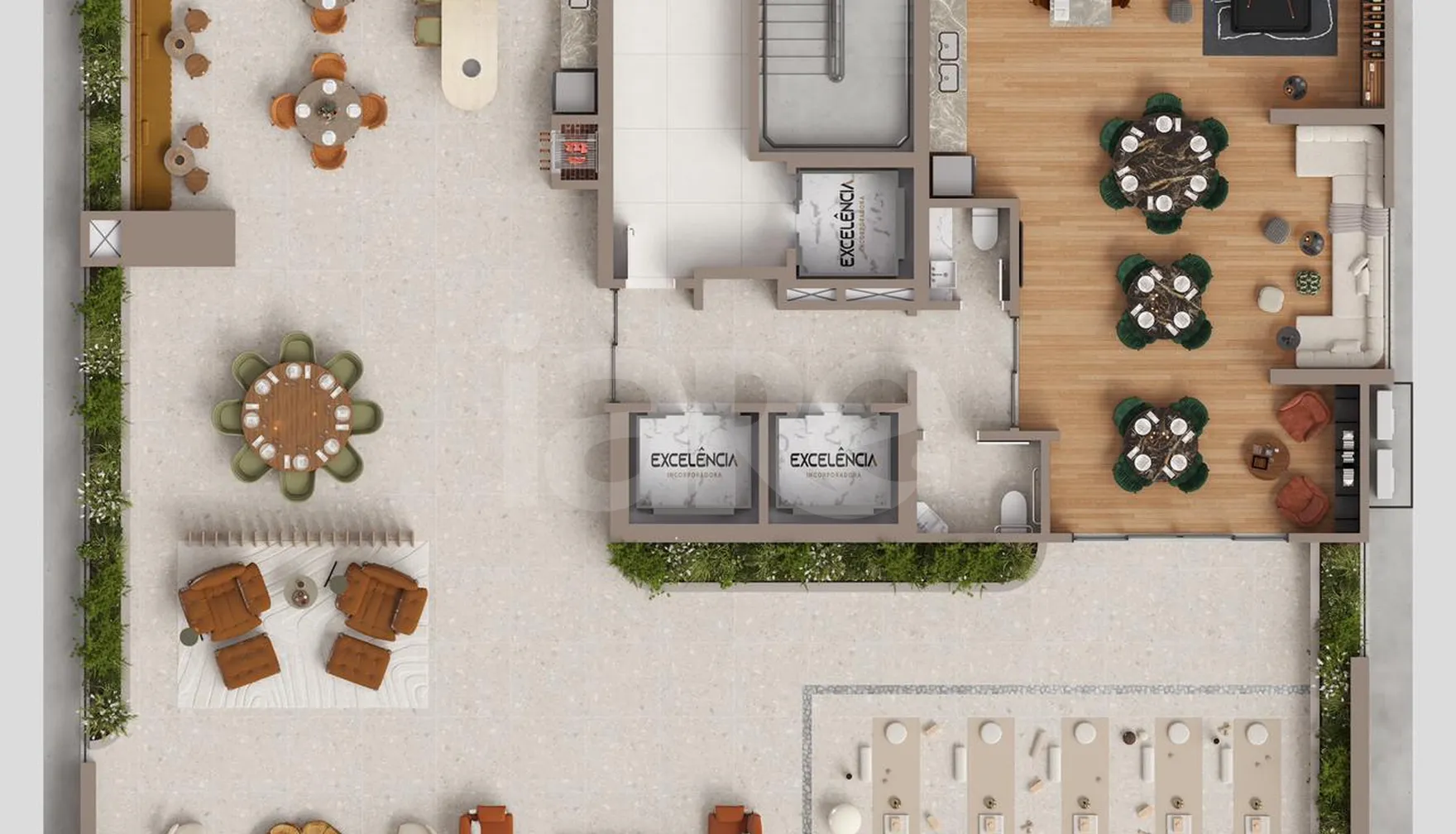 Planta — Pavimento rooftop