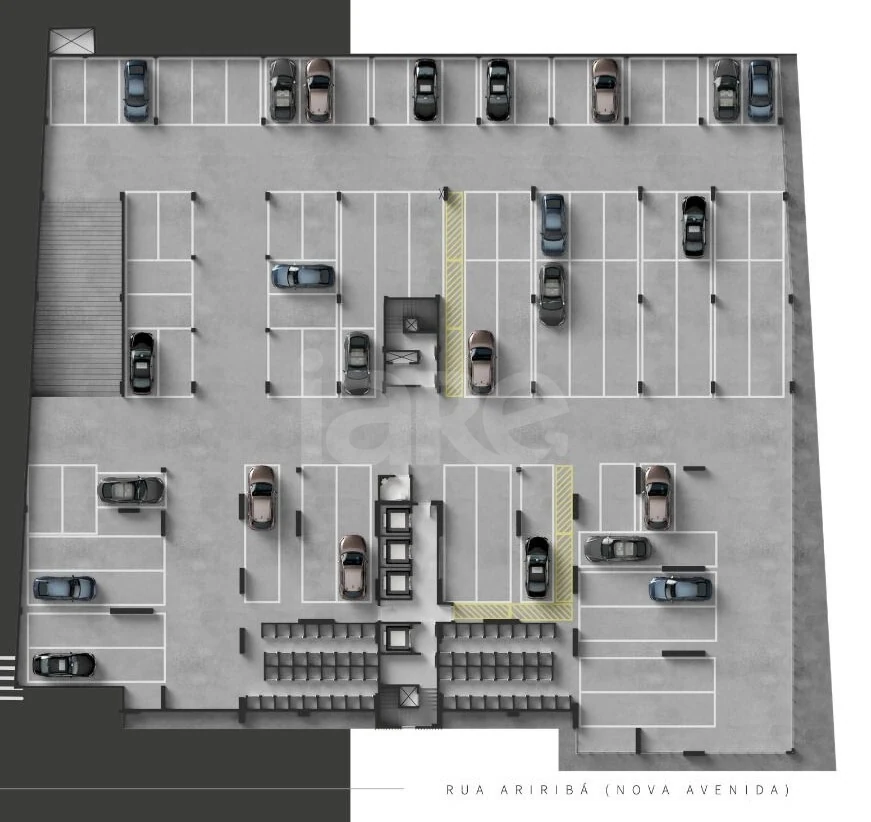 Planta — Pavimento garagem 2