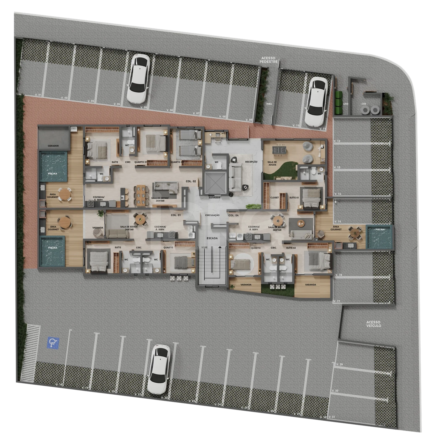 Planta — Pavimento térreo