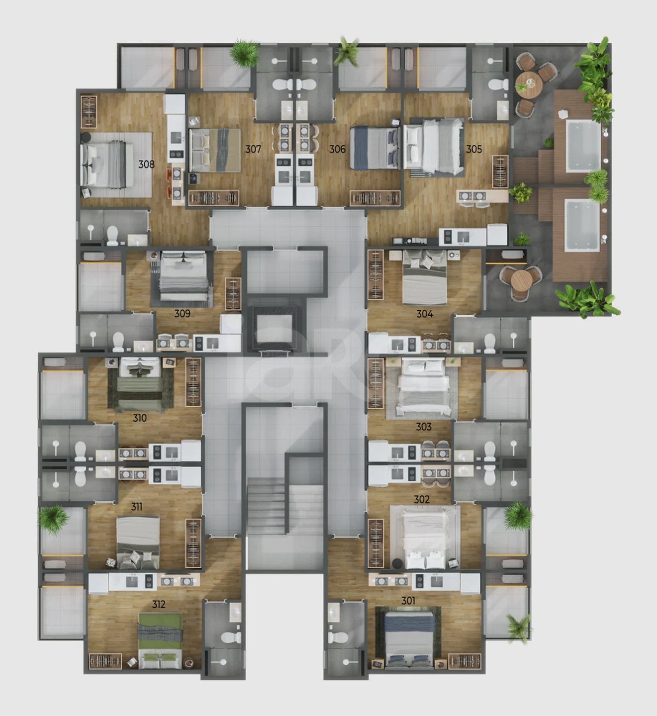 Planta — Pavimento 03